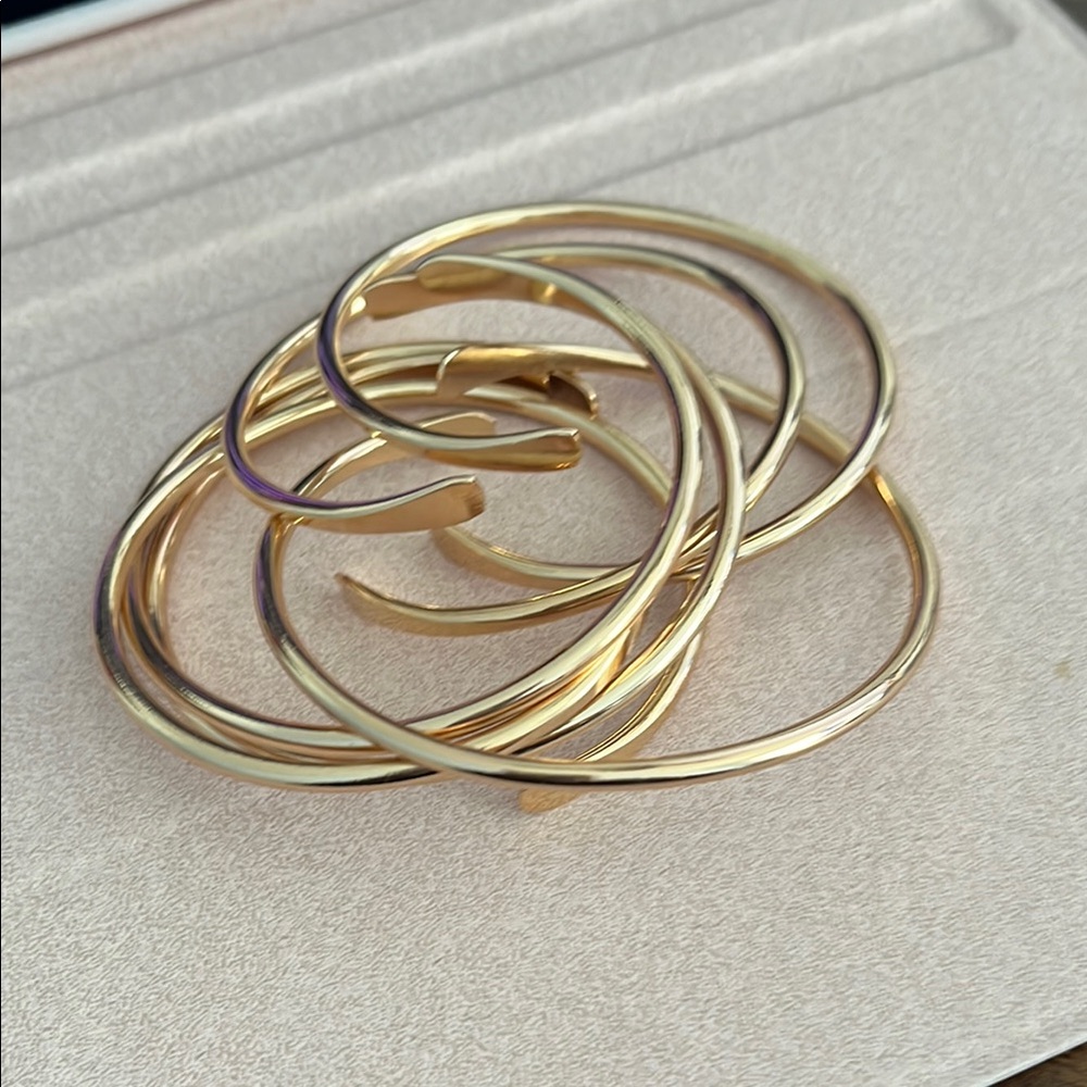 Elegant Gold Bangles